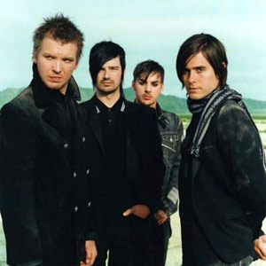 Jared Leto y su banda "30 Seconds to Mars"