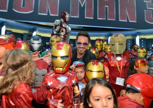 iron man downey jr kids