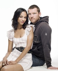 Sam Worthington y Zoe Saldaña  