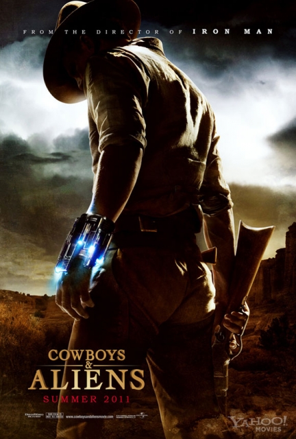 cowboys aliens poster teaser