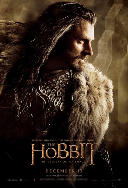 hobbit 2 character posters thorin