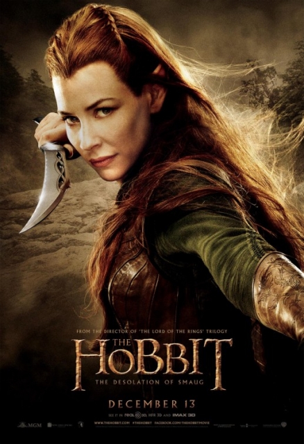 hobbit 2 character posters tauriel