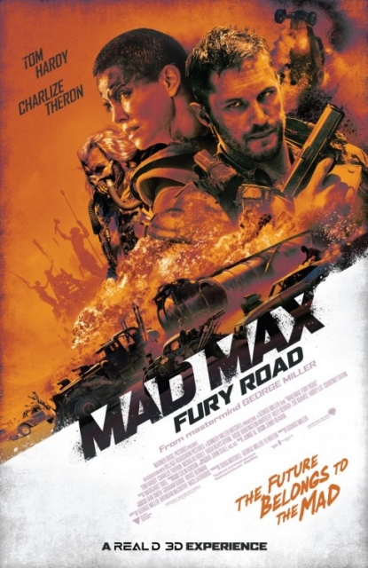 mad max fury road poster retro