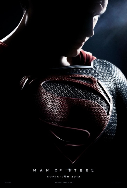 superman man of steel poster sdcc