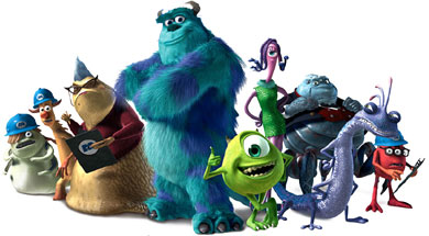 monsters inc todos