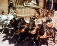 La famosa escena de las cuadrigas en el film es considerada una proeza en cinematografía