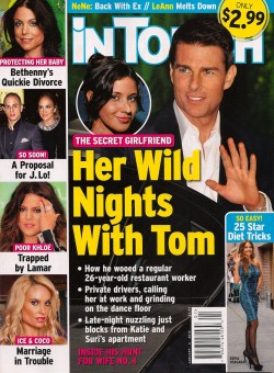 La revista alega que Cynthia y Tom Cruise bailaron de forma muy sensual en un club de Nueva York