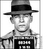Foto policial de Whitey Bulger en su juventud